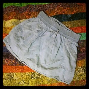 Denim Flared Mini Skater Skirt